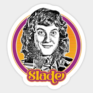 Slade // Retro 70s Style Fan Art Design Sticker